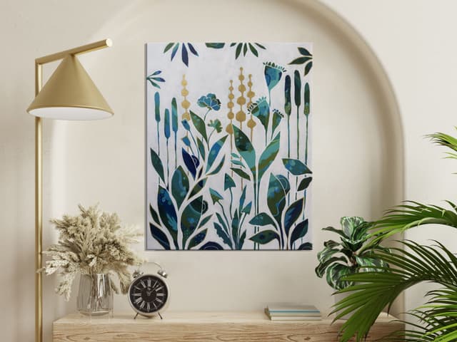 Abstrakcja roślinna 40x50 cm Garden II